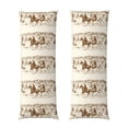 thumbnail image 1 of Balery Western Desert Cowboys1 Funda Protectora para Almohada Corporal de Algodón Hipoalergénico con Cierre(55 x 21 pulgadas), Almohadas No Incluidas, 1 of 7