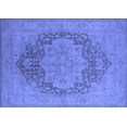 thumbnail image 1 of Ahgly Company Machine Washable Indoor Rectangle Oriental Blue Industrial Area Rugs, 6' x 9', 1 of 4