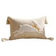 thumbnail image 3 of Yanxiao 2026 Easter Bunny Pillow Covers, Spring Holiday Embroidered Rabbit Cushion Cover, Soft Hidden Zipper Pillowcase for Living Room Bed & Farmhouse Seasonal Home Decor F, 3 of 12