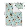 thumbnail image 5 of German Shepherd Dog and Music Duvet Cover and Pillowcase Set for Single Bedding, Bedroom Accessories for Kids Teens, 5 of 5