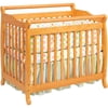 Baby Mod Lily 2-in-1 Convertible Mini Crib Honey Oak