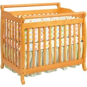 Baby Mod Lily 2-in-1 Convertible Mini Crib Honey Oak