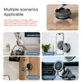 thumbnail image 6 of 15W Fast Wireless Charger Car Phone Mount, 360° Adjustable Magnetic Holder with Vacuum Suction Cup, Compatible for iPhone 17 16 15 14 13 12 Series, Black, 6 of 6