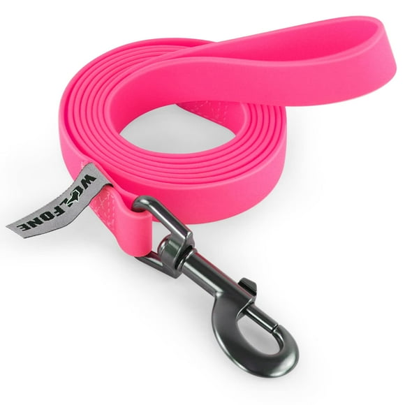 Correa de entrenamiento para perros Leash Wolfone, 1,5 m, impermeable, rosa