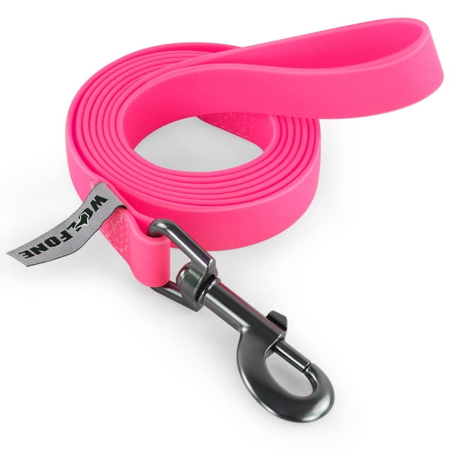 Correa de entrenamiento para perros Leash Wolfone, 1,5 m, impermeable, rosa