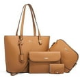 thumbnail image 5 of Women's Leather Shoulder Bag, 4 Piece Handbag Set, 5 of 6