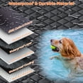 thumbnail image 6 of Large Back Seat Extender for Dogs, Hard Bottom Dog Car Seat Cover for Extended Cab Trucks, Waterproof Dog Hammock Pet Travel Bed Rear Seat Protector Holds 400lbs for Ford F-150 SuperCab, 6 of 10