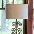 thumbnail image 4 of Table Lamps Slant Retro Oval Hardback Lampshade with Washer Fitter, Heather,Floor Lamps, 4 of 7
