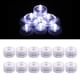 thumbnail image 3 of 12 luces LED sumergibles, velas de té impermeables, lámpara decorativa subacuática hermética, velas de té para mesa de boda. blanco, 3 of 9