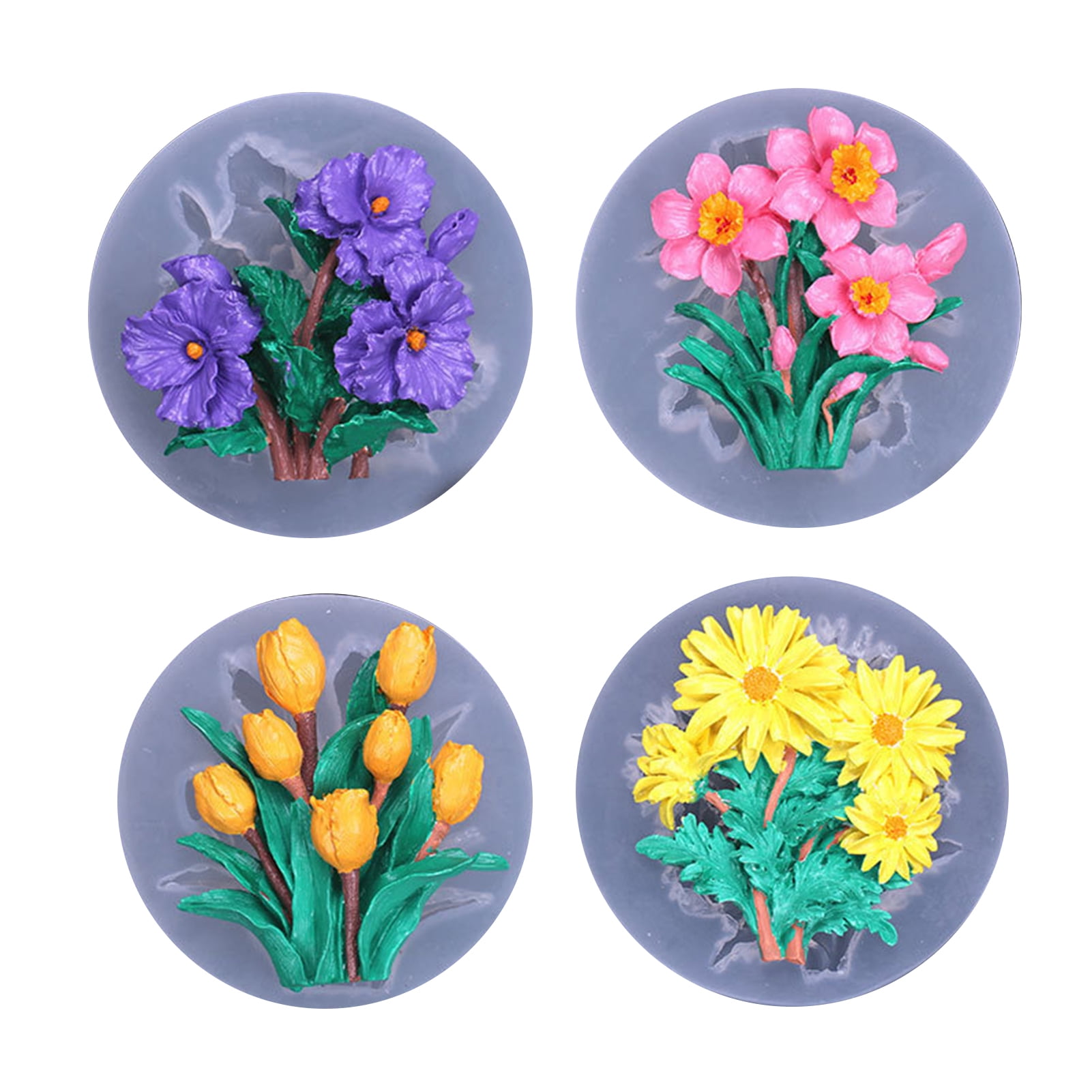 Craft Supplies & Tools Flower mold flowers mold flower border mold resin mold fondant mold