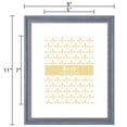 thumbnail image 4 of 8x10 Picture Frame - Blue Gold Matted Ornate Vintage Gallery Wall Photo Frame, 4 of 8