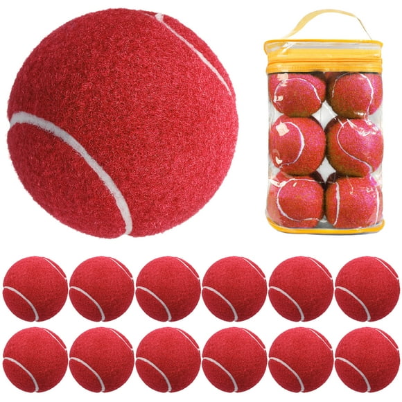12 Packs de Balles de Tennis Assorties à la Pression et d'Entraînement