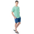 thumbnail image 5 of Fish N Vibe Men's Short Sleeve Fishing Performance Outdoor Graphic T-Shirt, Aqua Haze, 2XL, 5 of 7