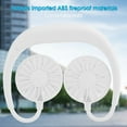 thumbnail image 4 of Ventilador Portátil con Banda para el Cuello Doble Recargable por USB Estilo Perezoso para Colgar en el Cuello 3 Velocidades para Viajes y Hogar ANGGREK Otros, 4 of 8