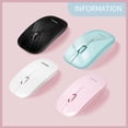 thumbnail image 5 of MINISO 2.4G Wireless Mouse Ultrathin Wireless Mobile Mouse Nano Receiver for Laptop Computer Pink, 5 of 5