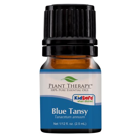 Blue Tansy Essential Oil Plant Therapy Blue Tansy Essential Oil | 100% Pure, Undiluted, Natural Aromatherapy, Therapeutic Grade | 2.5 mL(1/12 oz) ()