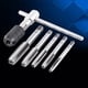 thumbnail image 4 of Conjunto De Toque Y Dado Métricos, 5 Grifos Y 1 Grifo De Llave De Llave De Toque Y Conjunto De Extractores De Tornillo Estándar Con Cinco Grifos De Tono De Rosca Diferentes Para, 4 of 7