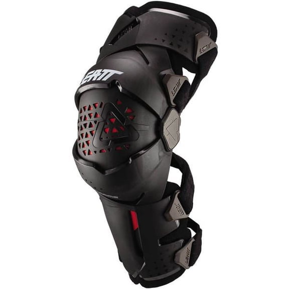 Black Leatt Z-Frame Youth Knee Brace Pair