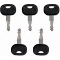 thumbnail image 1 of 10 Pcs Ignition Keys Replacement for Tractors and Heavy Equipment Fit Models by Various Manufacturers, 1 of 1