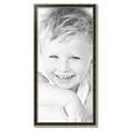thumbnail image 2 of ArtToFrames 20" x 41" Black Panel With Silver Lip Picture Frame, 20x41 inch Multi Wood Poster Frame (WOM-5093), 2 of 7