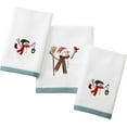 thumbnail image 3 of 2PCS Soft Absorbent Christmas Kitchen Dish Towels Decorations Snowman Hand Towels Baking Cooking Cloth Bathroom Highly Absorbent Spa Gym Shower Towels, 3 of 3