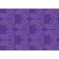 thumbnail image 1 of Ahgly Company Indoor Rectangle Patterned Purple Amethyst Purple Area Rugs, 2' x 4', 1 of 6