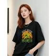 thumbnail image 2 of Halloween Pumpkin Graphic T-Shirt for Men and Women, Funny Spooky Holiday Tee, Unisex Classic Casual Top, Cute Costume Outfit, Comfortable Cotton Blend Shirt for Seasonal Parties, 2 of 7