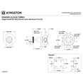 thumbnail image 2 of Kingston Brass KS4031RKX Webb Single-Handle Six-Way Diverter Valve with Knurled Handle and Round Trim Kit in Polished Chrome, 2 of 5