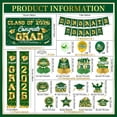 thumbnail image 2 of Green and Gold Theme LEJHVAQK 2026 Graduation Decorations Set: Class of 2026 Backdrop, Congrats Grad Banner, Vertical Door Banners, Balloon Arch & Party Supplies Kit., 2 of 14
