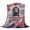 White, variant on Anniversary USA Flag Blanket Soft Cozy Warm Throw Blanket for Couch, Plush Fuzzy Flannel Blankets for Sofa, Eagle American Flag Brown Wood Bed Blankets Lightweight Gifts for Women, 30"x40"