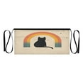 thumbnail image 7 of Yayeee Waist Apron with Pockets for Cooking Waterproof Half Server Aprons, Beige Cat Rainbow, 7 of 7