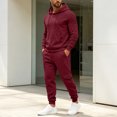thumbnail image 6 of Stamzod 2 Piece Track Suits Mens Casual Athletic Outfits Long Sleeve Hooded Sweatshirt Cargo Pants Set Fall Winter Sweatsuits for Men, 6 of 9