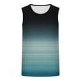 thumbnail image 3 of WAVSUF Men's Tank Tops, Fitness Cotton Stripe Gradient Sleeveless Undershirt Summer Gym Muscle Tees Light Blue XL, 3 of 3