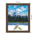 thumbnail image 3 of Regis Barnwood Mocha Narrow Wood Picture Frame, Photo Frame, Art Frame, 3 of 10