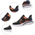 thumbnail image 5 of Zanarzt Tennis Shoes Boys Shoes Non Slip Mesh Tennis Shoes Fashion Lightweight Breathable Kids Sneakers for Little Kids/Big Kids Orange,US 2, 5 of 5