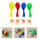thumbnail image 4 of 4 sets of Colorful Eggs and Spoons Race Game Set Outdoor Party Games Egg Spoon Race Game Kids Interactive Toys Funny Spoon Toys Kids Egg Playthings, 4 of 5