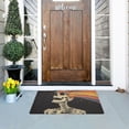 thumbnail image 5 of Yayeee Doormat for Indoor Entrance 32" x 20" Non Slippery Floor Rug, Black Skeleton, 5 of 8