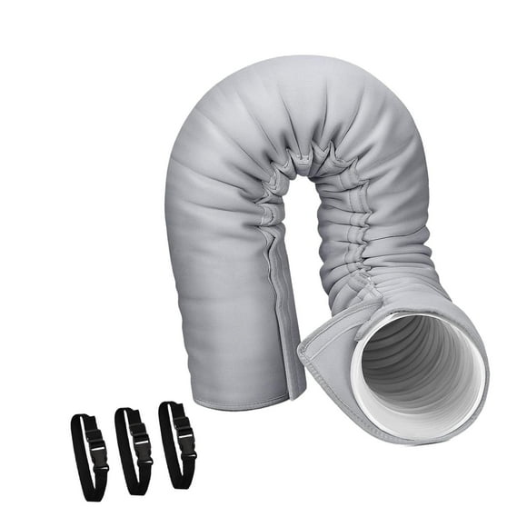 Envoltura de cubierta de manguera,Cubierta de manguera de aire acondicionado plegable Pieza de suministros,Funda de manguera portátil,ligera y resistente al polvo,Protección Fácil de limpiar