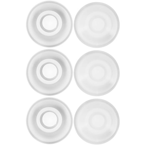 6 pcs  Spill Proof Stoppers Belly Bottle Cap Spill Proof Stoppers Silicone Leaks Stopper