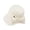 Beige, variant on Minimalist Solid‑Color Side Bow Basin Hat Soft Woven Texture Wide Brim Ladies Literary‑style Outdoor Sun‑Protection Head‑Accessory