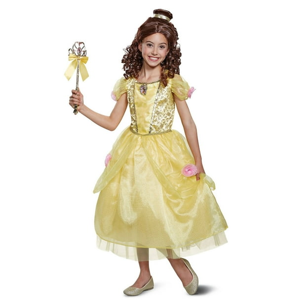 Girls Belle ball gown dress, Everyday Princess Belle dress up inspired ...