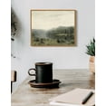 thumbnail image 4 of Drsoum Vintage Lake Landscape Wall Art Rustic Retro Framed Nature Scenery Prints Farmhouse Classic Decorations for Dining Room Home Office 8x10in Natural Framed, 4 of 6