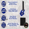 thumbnail image 2 of Acoustic Audio SLM1B Mountable On Wall Slim Speakers Home Theater Wired 3 Pair Pack, 2 of 6