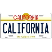 California Novelty Metal License Plate