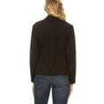 thumbnail image 5 of Women's Chic Long Sleeve Fitted Open Blazer Jacket for Casual Office Elegance, 5 of 6