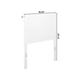 thumbnail image 5 of AFI NoHo Modern Panel Wood Headboard, Twin, White, 5 of 6