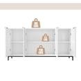 thumbnail image 6 of Boyel Living 4 Doors Accent Cabinet, Modern White Sideboard Buffet, Storage Cabinet for Living Room, Entryway, 6 of 6