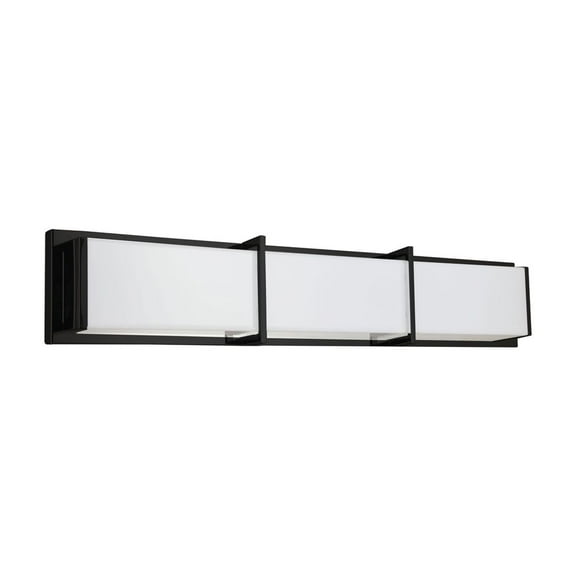 VLD-413-MB Dainolite Winston - 24 Inch 36W 1 LED Bath Vanity-Matte Black Finish