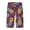 2-Hot Pink, variant on Arlun Summer Casual Straight Leg Shorts for Women Funny Colorful Printed Hawaiian Style Beach Shorts Thin Comfortable 2026 Holiday Vacation Casual Bottom Outfit 3-Purple XL