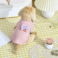 thumbnail image 4 of Summer Pet T-shirt - Breathable Solid Color Sleeveless - Round Collar Small Medium Dog Puppy Tee Shirt - Clothes Pet Supplies, 4 of 8